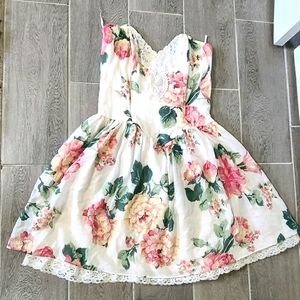 Cottage Core Goals Vintage Party Dress